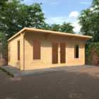 Broadfield 20x12w Beausale Pent Log Cabin