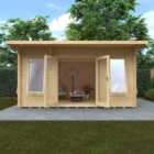 Broadfield 16x12w Beausale Pent Log Cabin