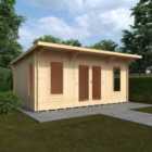 Broadfield 18x12w Beausale Pent Log Cabin