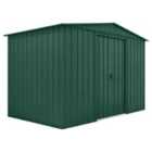 Mercia Globel 10 x 6 Apex Green Metal Shed
