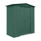 Mercia Globel 6 x 3 Apex Green Metal Shed