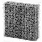 vidaXL Gabion Basket with Lids Galvanised Wire 100 x 100 x 30 cm
