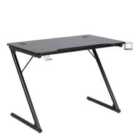 Furniture To Go Trooper Gaming Desk In Black