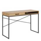 Furniture To Go Seaford Office Desk With 1 Drawer In Oak