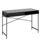 Furniture To Go Angus Office Desk With Sliding Door In Black