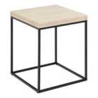 Furniture To Go Barossa Coffee Table In Black And Light Oak 40Cm