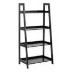 Furniture To Go Wally Bookcase With 4 Shelves In Black