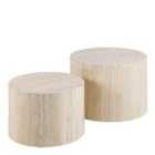 Furniture To Go Dice Coffee Table Set In Light Oak