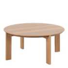 Furniture To Go Maxime Round Coffee Table In Matt Oak