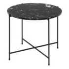 Furniture To Go Avila Side Table With Black Marble Effect