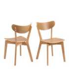 Furniture To Go Roxby Dining Chairs In Oak
