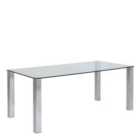 Furniture To Go Kante Dining Table With Glass Top