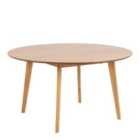 Furniture To Go Roxby Round Dining Table In Oak 140X76Cm