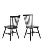Furniture To Go Riano Dining Chairs In Black Set Of 2