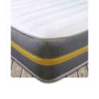 Starlight Beds Lunar Luxe Hybrid Mattress - Soft Feel, Memory Foam & Spring Support - European Small Single (80cm x 200cm)