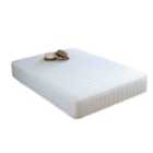 Starlight Beds Grey Collection Straight Line Mattress - Memory Foam & Open Coil Spring Support - 4ft6 Double (135cm x 190cm)