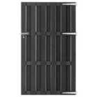 vidaXL Garden Gate WPC 100x180 cm Grey