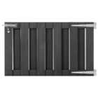 vidaXL Garden Gate WPC 100x60 cm Grey