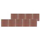 vidaXL Garden Fence WPC 1564x186 cm Brown