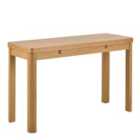 Furniture To Go Southampton Extendable Rectangular Dining Table In Matt Oak 45/90 X 120 Cm
