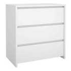 Furniture To Go Next Chest Of 3 Drawers In White