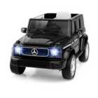 Costway 12V Licensed Mercedes-Benz EQG Kids Ride On Car-Black