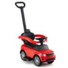 Costway 3 in 1 Push Car for Toddlers Licensed Land Rover Discovery Ride on Toy-Red
