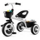Costway Toddler Tricycle Kids Trike with Adjustable Seat for 1.5-5 Years Old-White