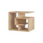 Decortie End Table 40X54X45Cm Particleboard Oak