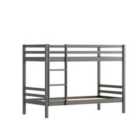 Home Source Hendon Single Painted Pine Bunk Bed Grey