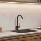 Garden Sanctuary High Arc Stainless Steel Kitchen Faucet
