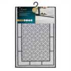 JVL Avanti Machine Washable Entrance Doormat and Runner Set - Grey