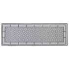 JVL Avanti Machine Washable Entrance Runner Doormat, 50x150cm - Grey