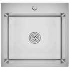 vidaXL Handmade Kitchen Sink Stainless Steel 51508