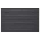 Henrad by Stelrad Grey Everest Concept Single Panel Horizontal Designer Radiator - 600mm