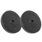 Vidaxl Weight Plates 2 Pcs 30 Kg Cement