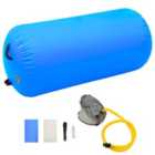 Vidaxl Inflatable Gymnastic Roll With Pump 120X90 Cm Pvc Blue