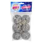 Buzz Stainless Steel Scourers 6 Pack