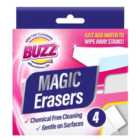 Buzz Sponge Erasers 4Pk