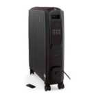 Vonhous Black Oil Filled Radiator With Digital Display - 2500W