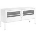 Beliani Storage Unit MORLEY Metal White