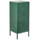 Beliani Storage Unit WOSTOK Metal Dark Green