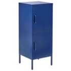 Beliani Storage Unit HURON Metal Navy Blue
