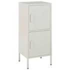 Beliani Storage Unit HURON Metal White