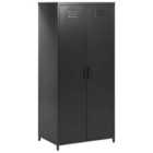 Beliani Storage Unit VARNA Metal Black