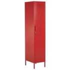 Beliani Storage Unit FROME Metal Red