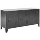 Beliani Storage Unit CARDIFF Metal Black