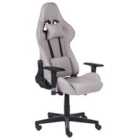 Beliani Gaming Chair Swivel WARRIOR Light Grey