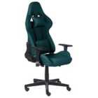 Beliani Gaming Chair Swivel WARRIOR Dark Green