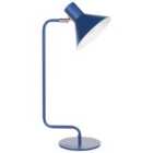 Beliani Desk Lamp RIMAVA Adjustable Metal Blue